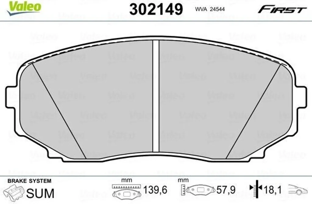 Kit Freinage Avant Valeo pour Mazda CX-5 : Sécurité et Réactivité Pro