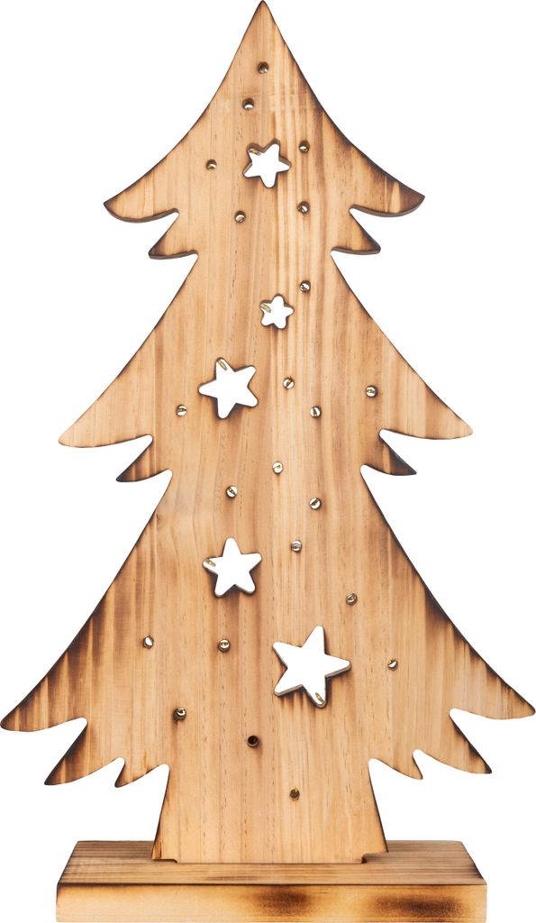 Näve Leuchten LED Holz-/Dekoleuchte "TANNENBAUM" H:47cm Produktbild 