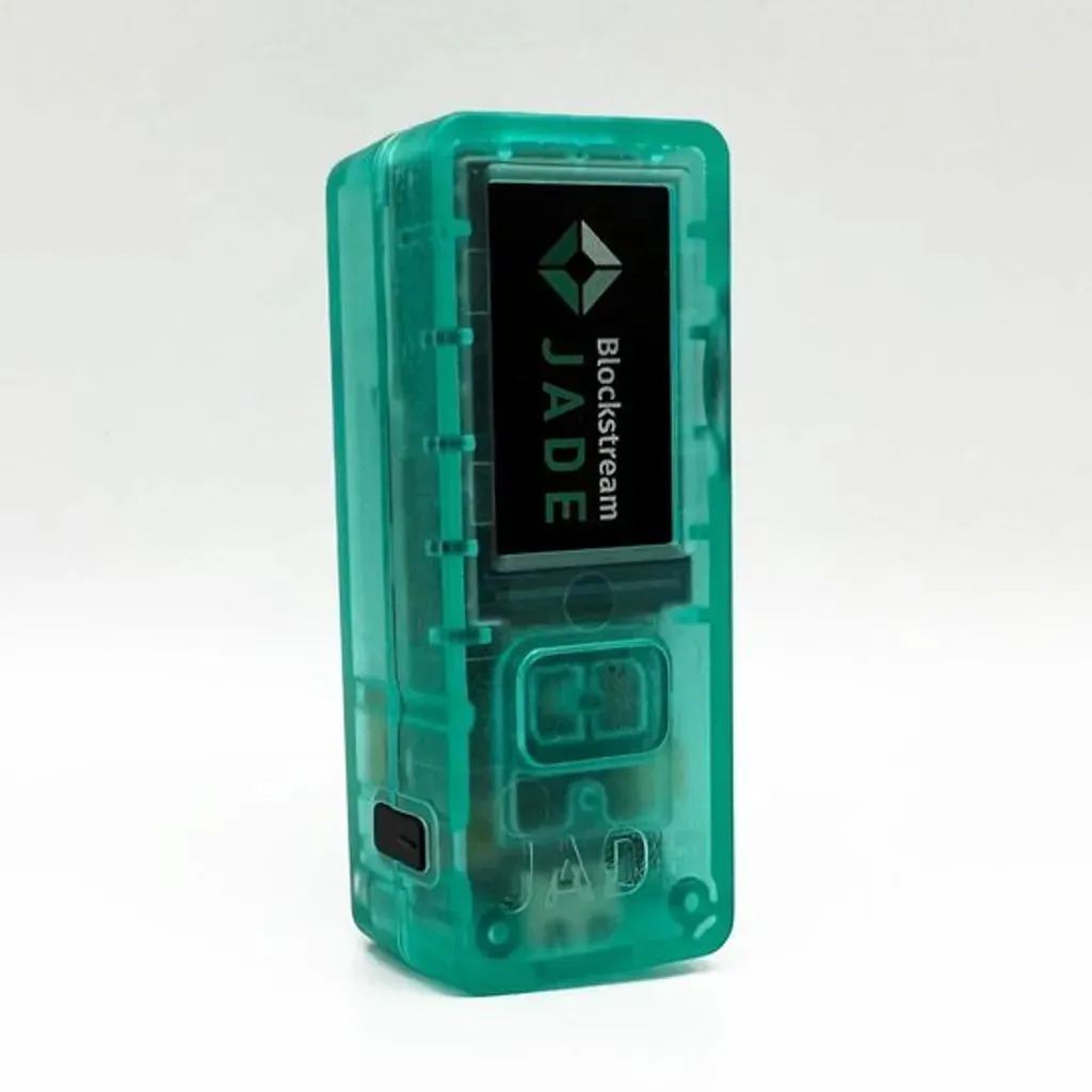 Stocker Bitcoin et Crypto de façon sûre avec Blockstream Jade Vert USB