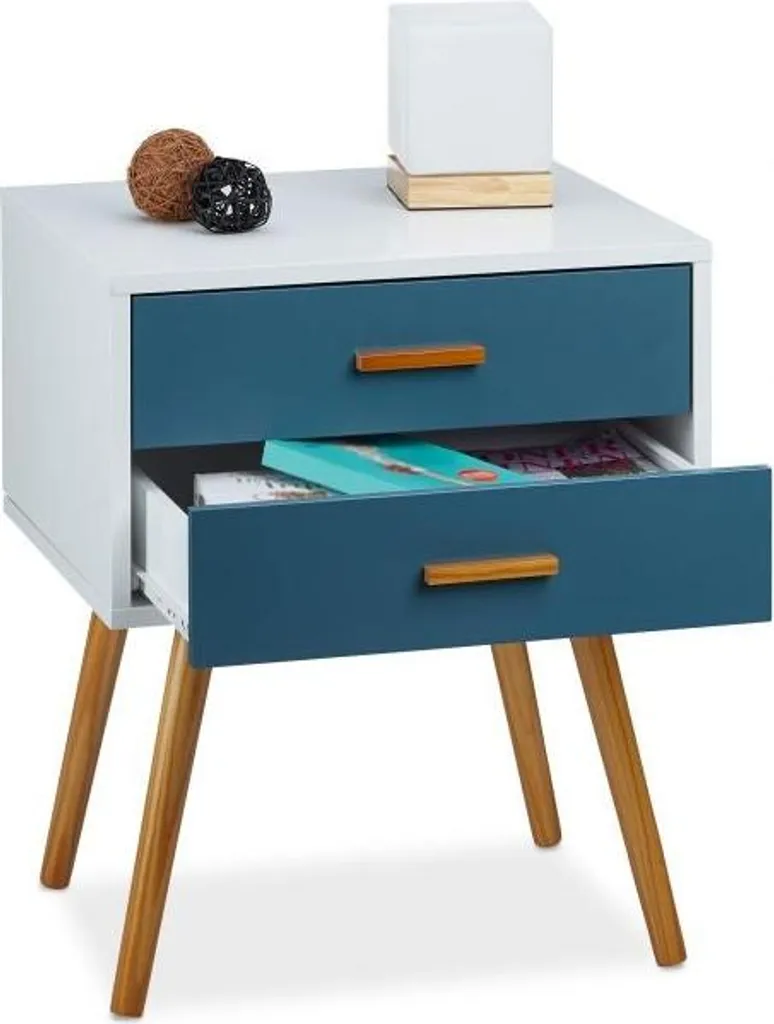 Armoire latérale rétro en bois massif style buffet bas pour salon chic
