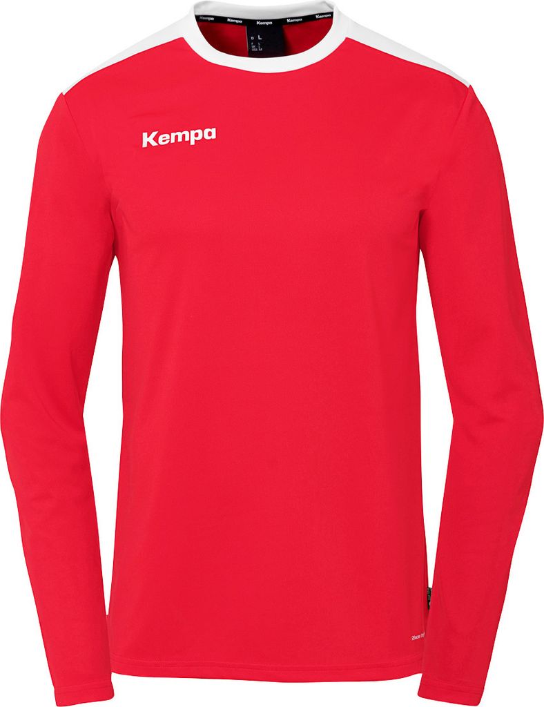 Kempa Langarmshirt Emotion 27 Unisex 2005127_01 rot/weiß M