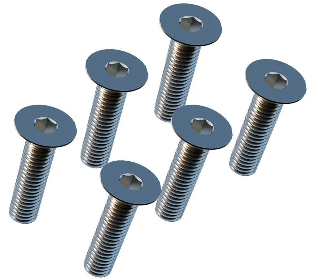 Kit 6 Vis en Titane Leatt Bolt Kit pour Potences Gravity Ultra Léger