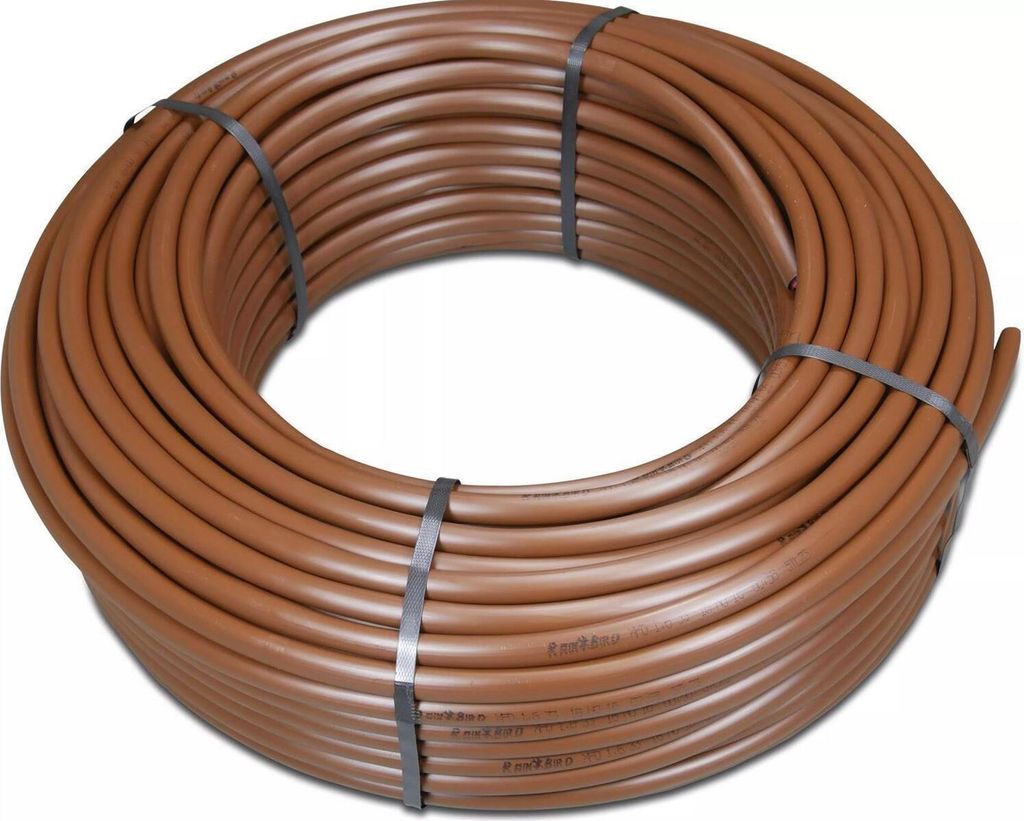 Rain Bird Tropfschlauch PE 6 mm x 1,0 mm 3ltr/h 30cm Braun Produktbild 