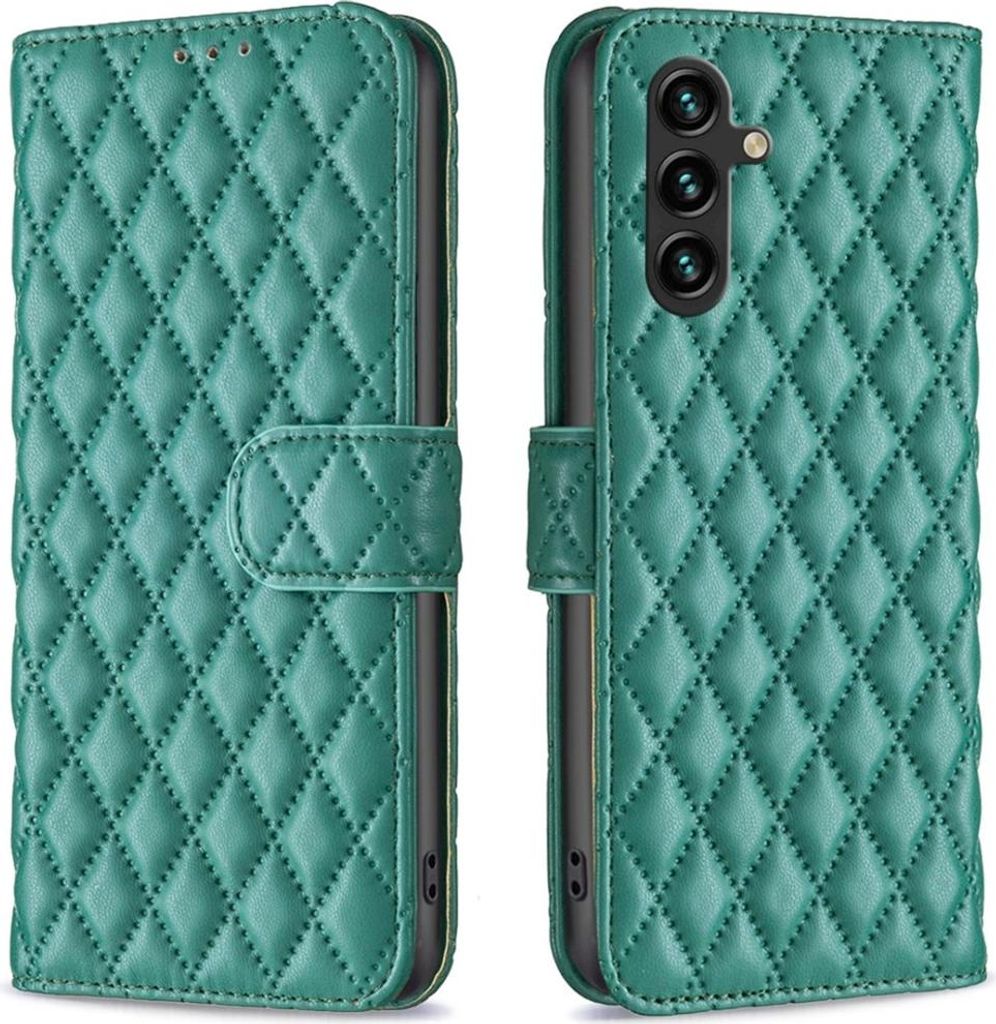 Samsung Galaxy A16 Hülle - Coverup Rhombus Klapphülle - Grün