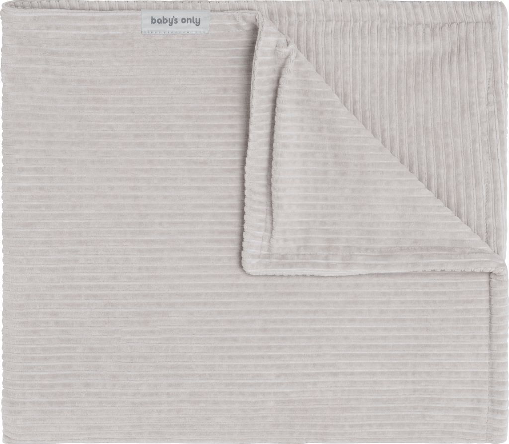 Baby's Only Kinderdecke Sense - Kieselgrau - 100x135 cm