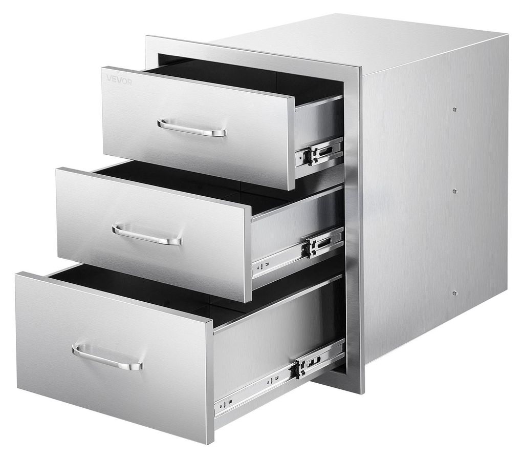 VEVOR Außenküchenschubladen 18,11" B x 23,23" T x 23,23" H, Produktbild 
