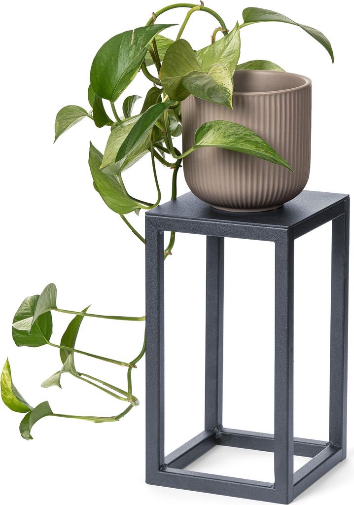 LAMO Manufaktur Blumenständer Anthrazit aus Metall 28cm | Produktbild 