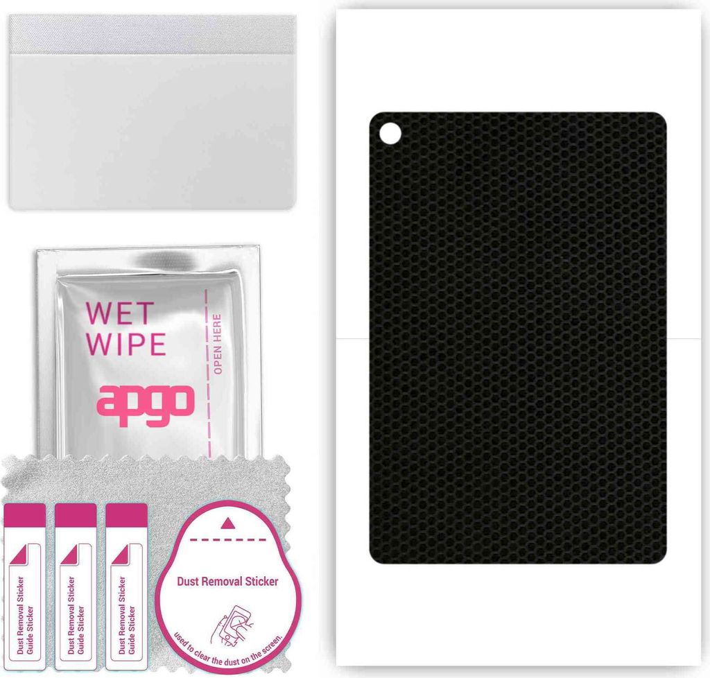 apgo Rückseite Schutzfolie, Skin, kompatibel mit Huawei Enjoy Tablet 2, Hinten Displayschutzfolie aus Vinylfolie, kratzfest, einfache Montage - Ma...