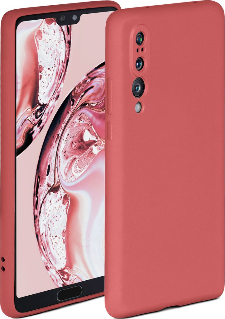 Soft-Case für Huawei P20 Pro, Farbe:Sonnenuntergangsrot