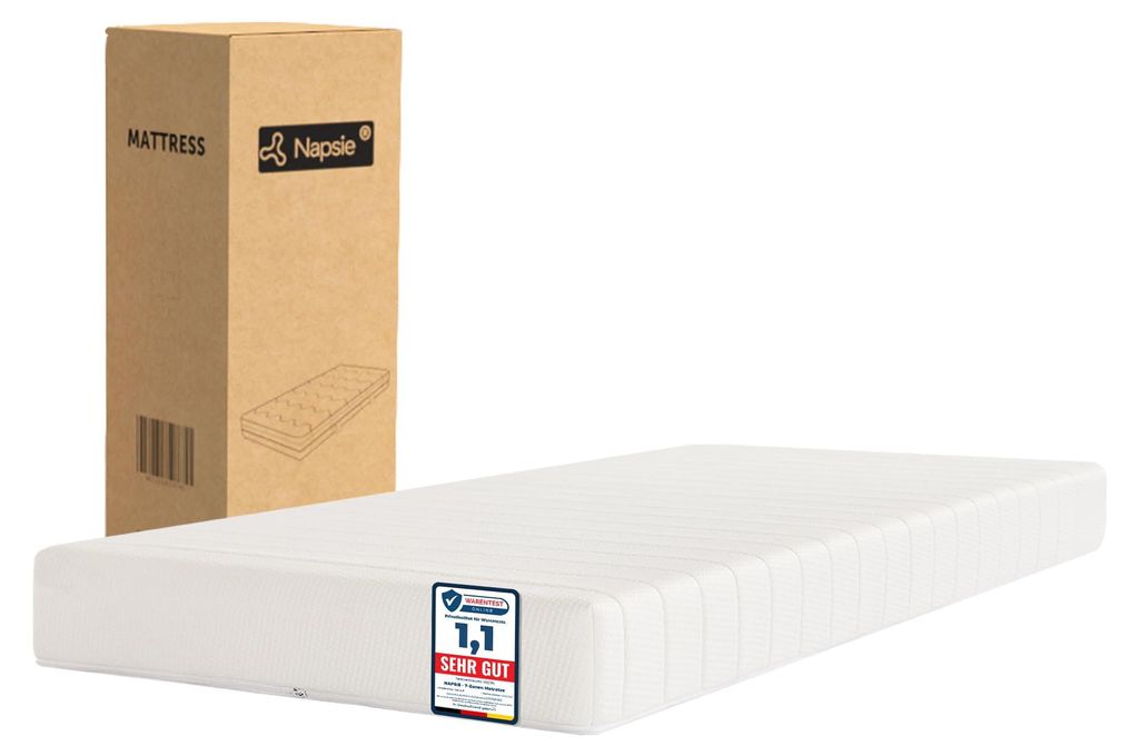 NAPSIE 7-zone koudschuimmatras, 140x200 cm (H3), met Productafbeelding 