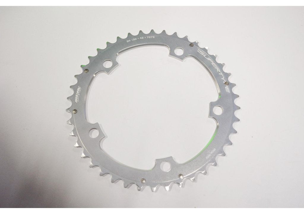Shimano Miche Chain Top Supertype 130 42T Dreifach Silber Produktbild 