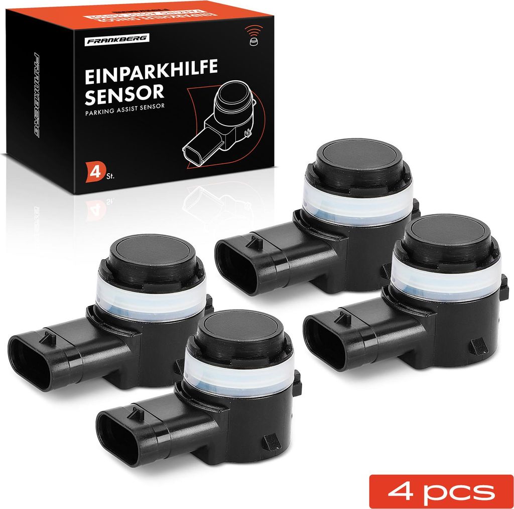Frankberg 4x Parksensor PDC Sensor Vorne und Hinten für VW Golf Audi A3-A8 Q2-Q8 Skoda Seat Porsche 911