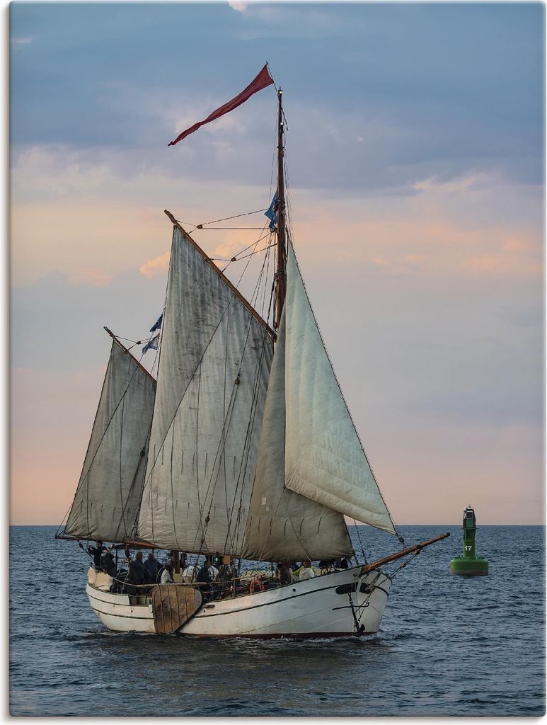 ARTland Leinwandbild Segelschiff Hanse Sail in Rostock III Größe: 30x40 cm