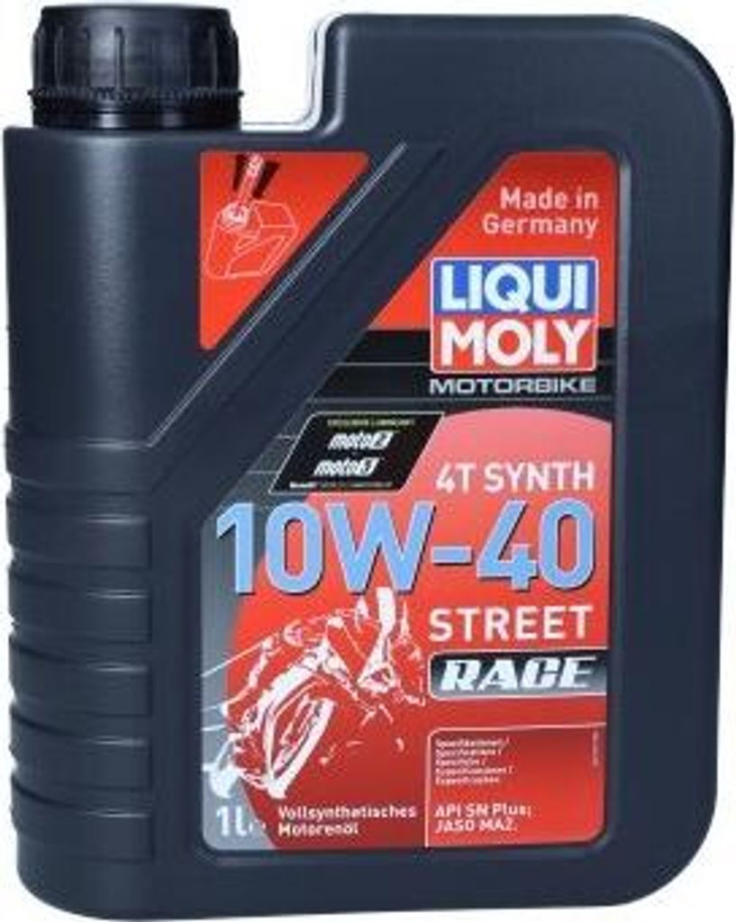 Olej Liqui Moly 10W40 1L Motorbike Synth Street Race 4T   Zdjęcie produktu 