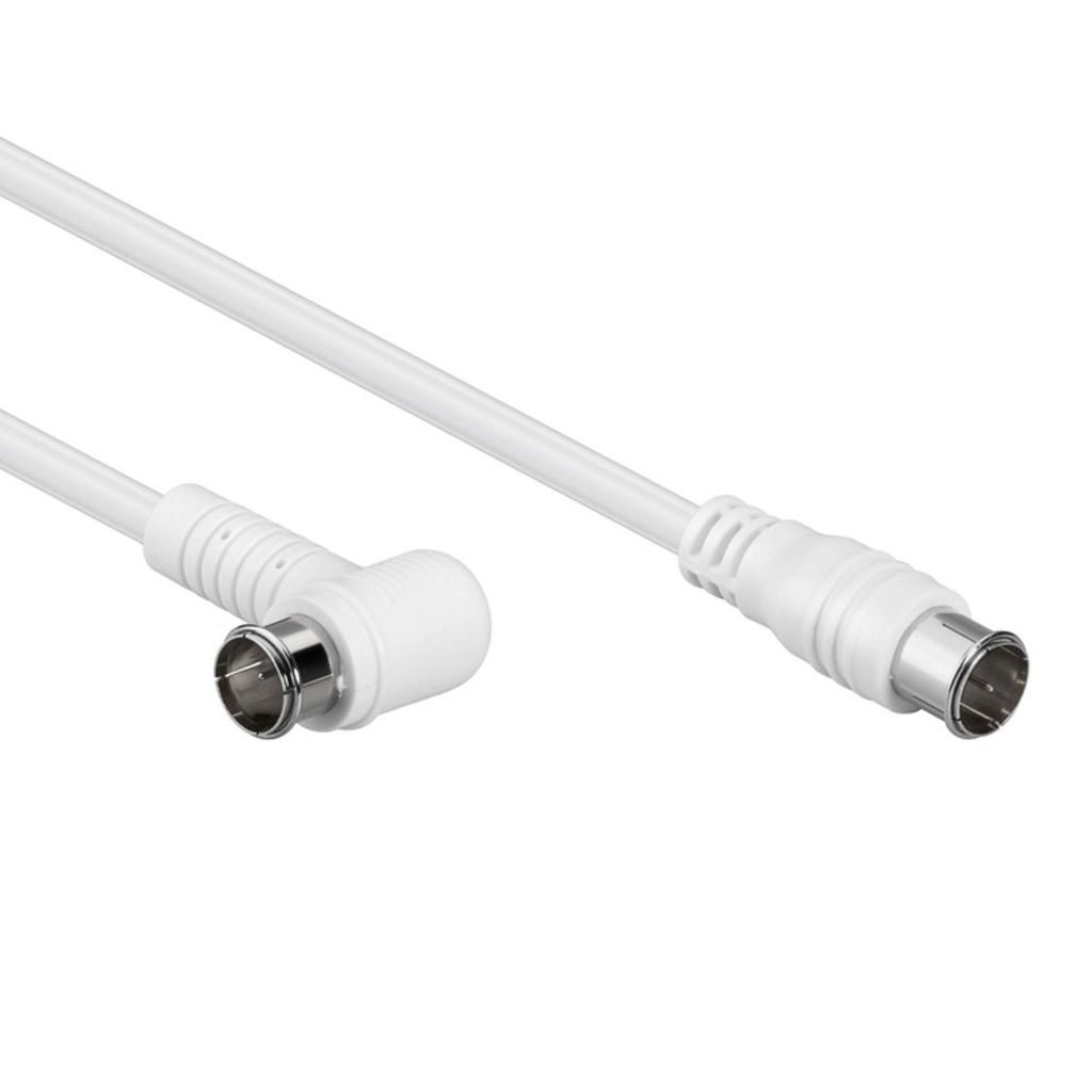 Goobay 67347, 1,5 m, F plug, F plug, Weiß Produktbild 