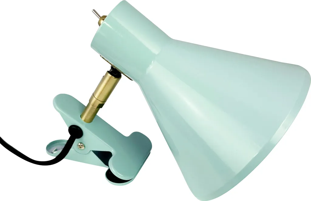 Lampe de serrage Sleep menthe : l'applique sans trou pour votre bureau