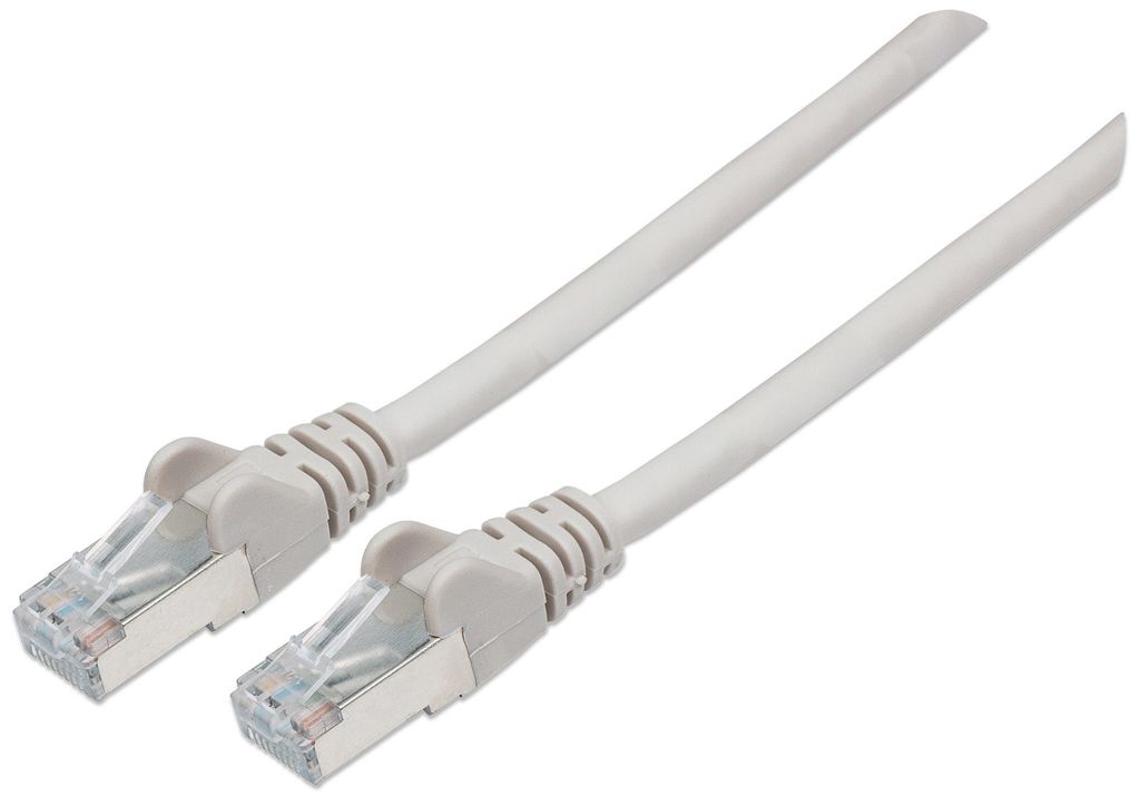 INTELLINET Patchkabel RJ45 S/FTP Cat6 7.5m LSOH Hebels. grau