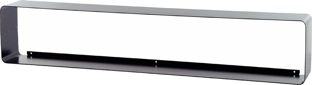 LOUNGE DESIGN CD REGAL "CUBE" | 80cm, Metall | für ca 70 CDs | Farbe: schwarz