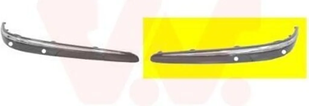 Ricambio Paraurti Mercedes E W210/W211 | VAN WEZEL 3041483 Cromato