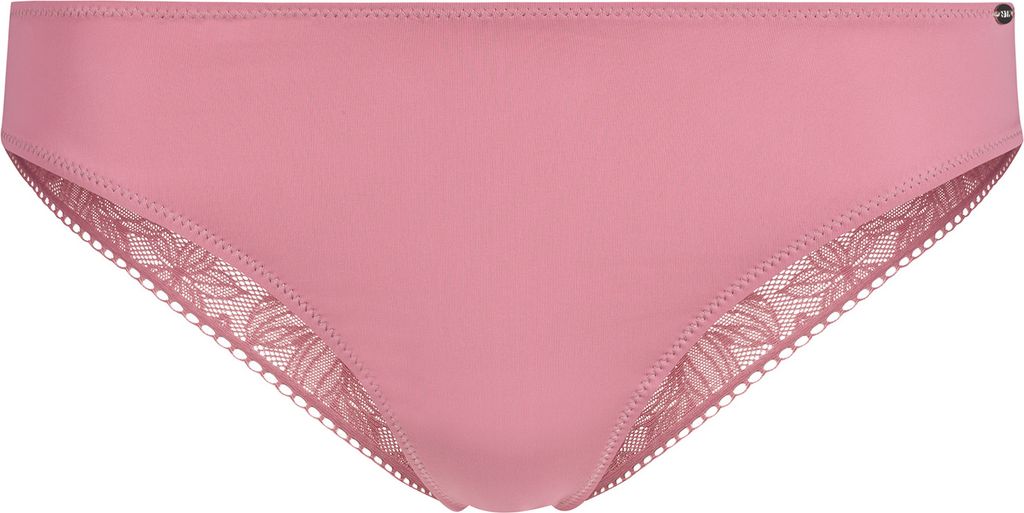 Skiny Damen Cheeky String Micro Lace Foxglove Pink Spitze