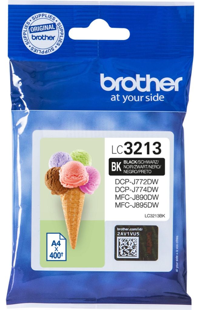 Brother LC3213BK, Czarny, 1 szt., 400 stron(y), Jednopak Zdjęcie produktu 