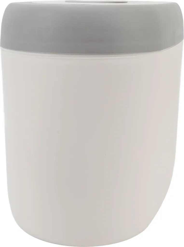 Conteneur à grains 10kg gris clair avec couvercle hermétique à pression