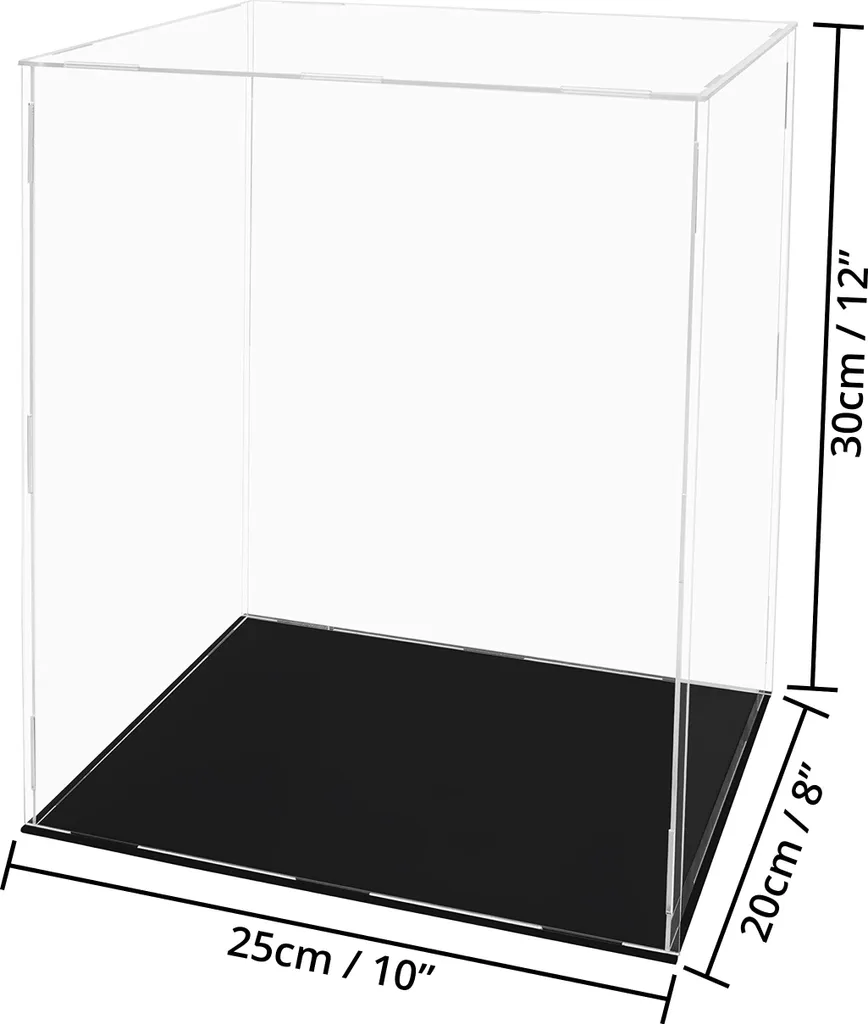 Vitrine de Présentation pour Maquettes et Objets de Collection 30cm