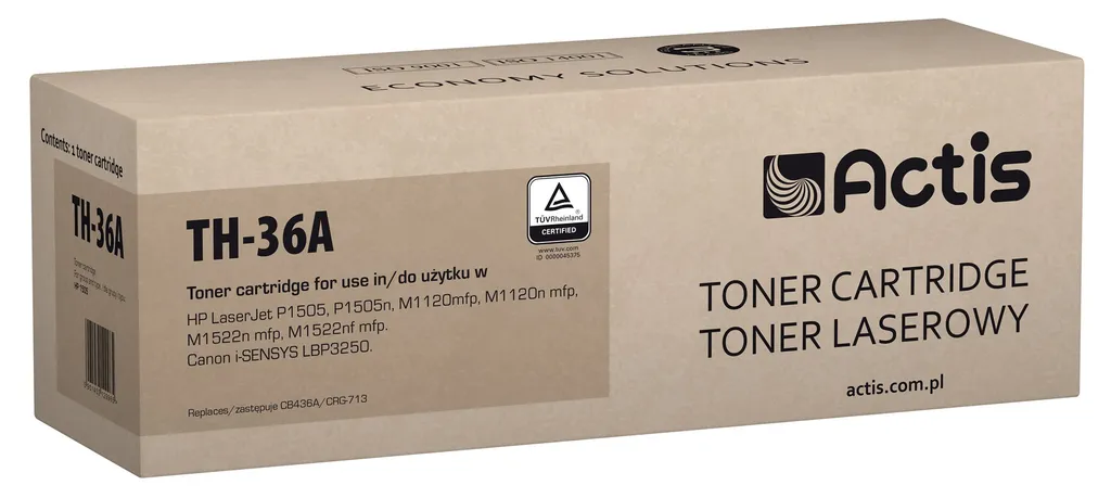 Toner Actis TH-36A : Fini les impressions ternes sur HP 36A et Canon 713