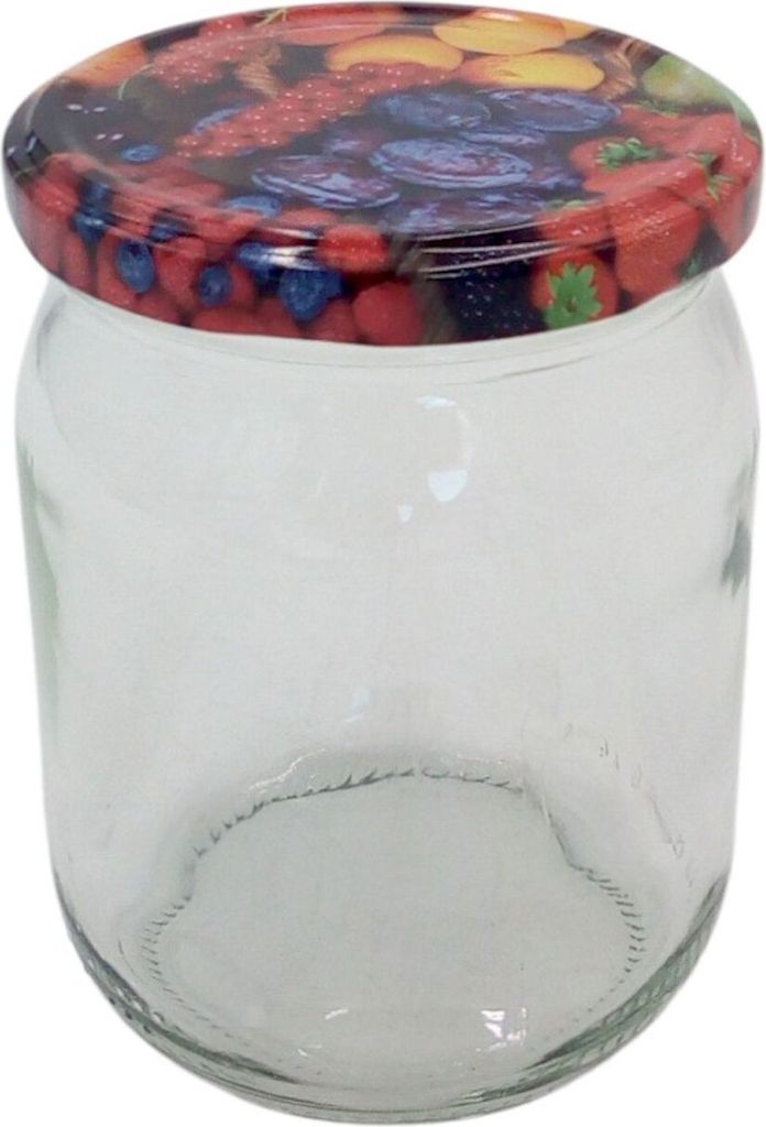 Einmachglas 540ml Vorratsglas Einweckglas Marmeladenglas Schraubdeckel Früchte