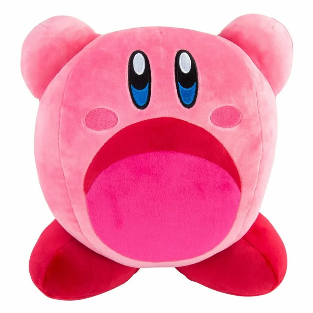 Grande Peluche Kirby Inhalant 33cm Texture Moelleuse Mocchi-Mocchi - 4