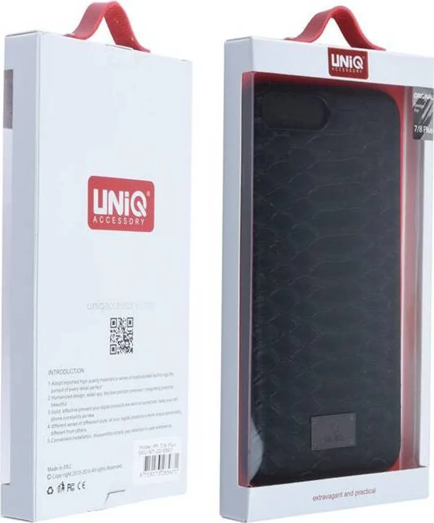 Backcover iPhone 7/8 Plus 8719273285671 - Armor TPU Nero Rinforzato