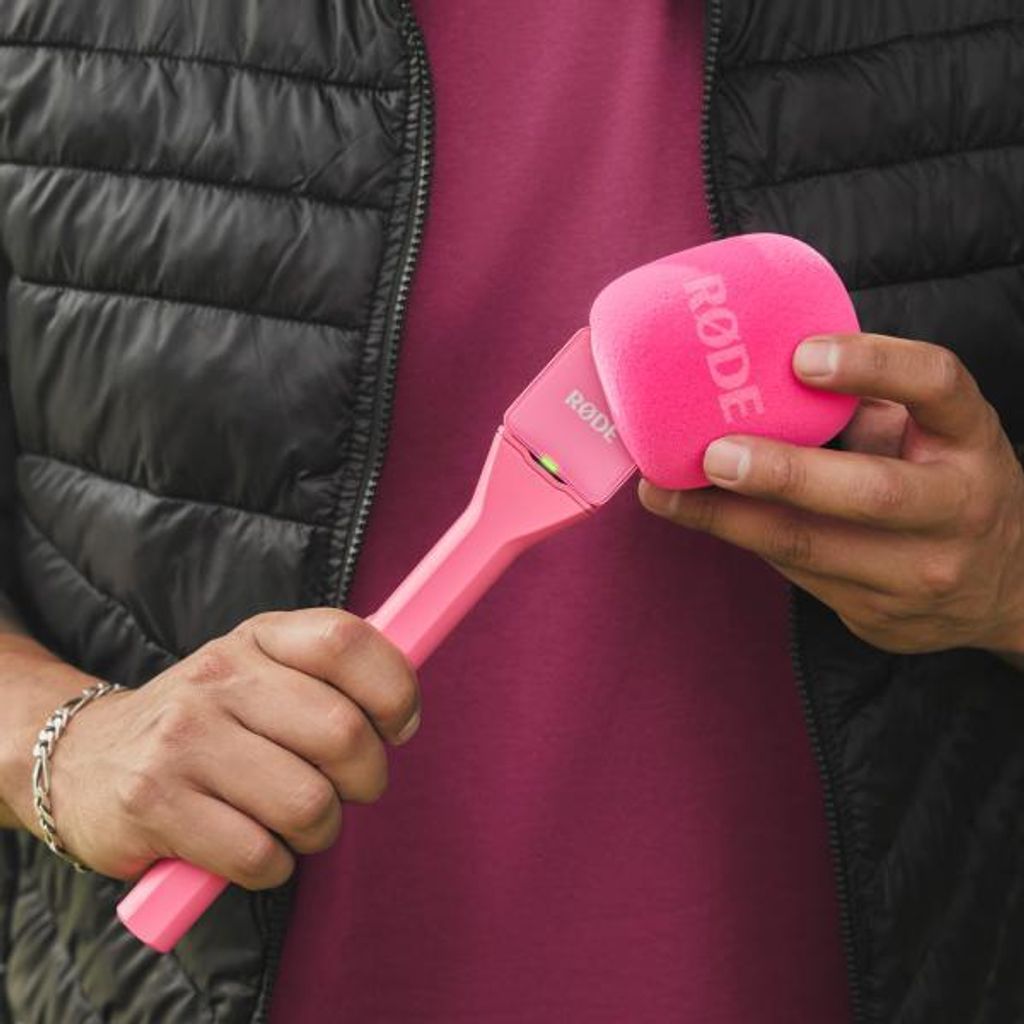 Rode Handadapter Interview GO Pink