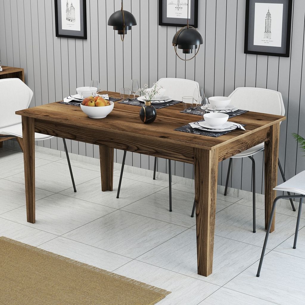 Skye Decor, Milan 516 - Walnut, Esstische, Nussbaum, 145 x Produktbild 