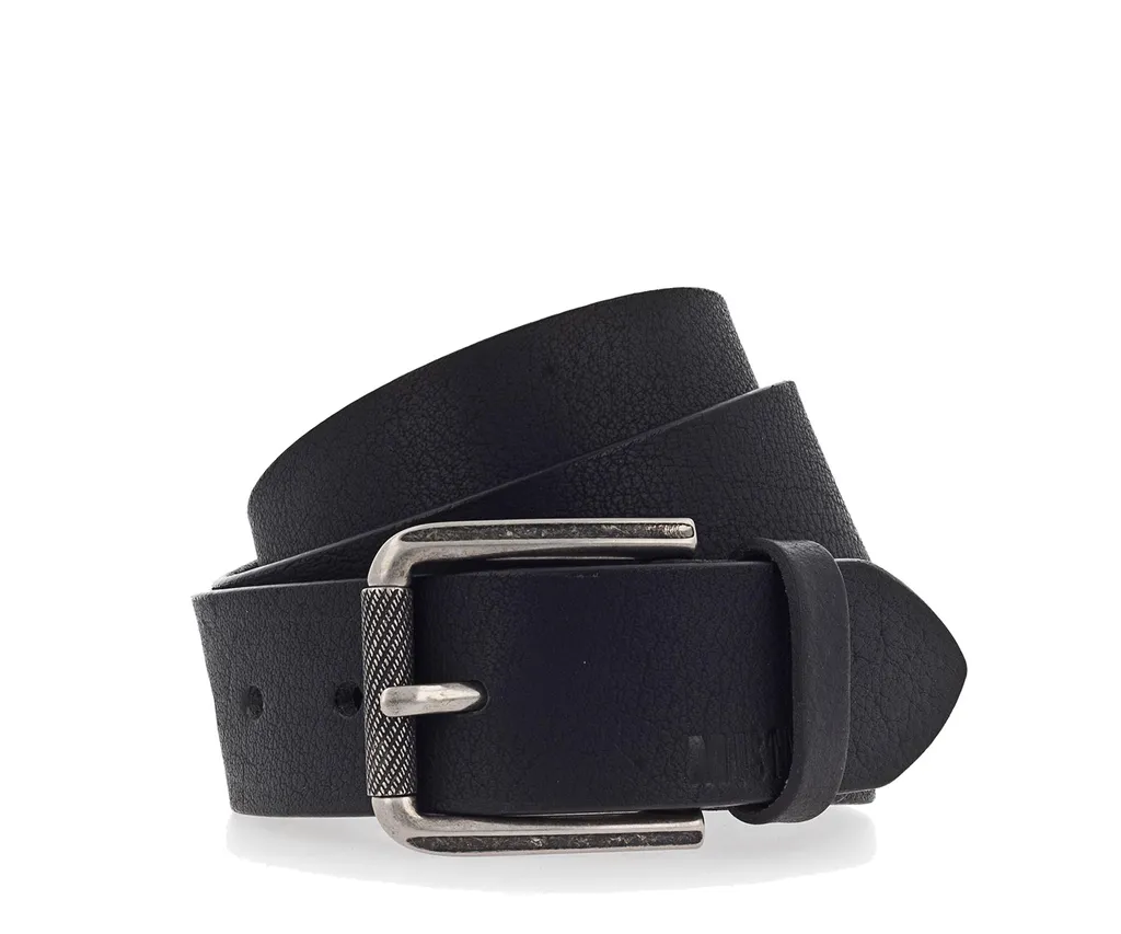Cintura MUSTANG Robusta in Pelle W90 Black - Per Uomo d'Azione