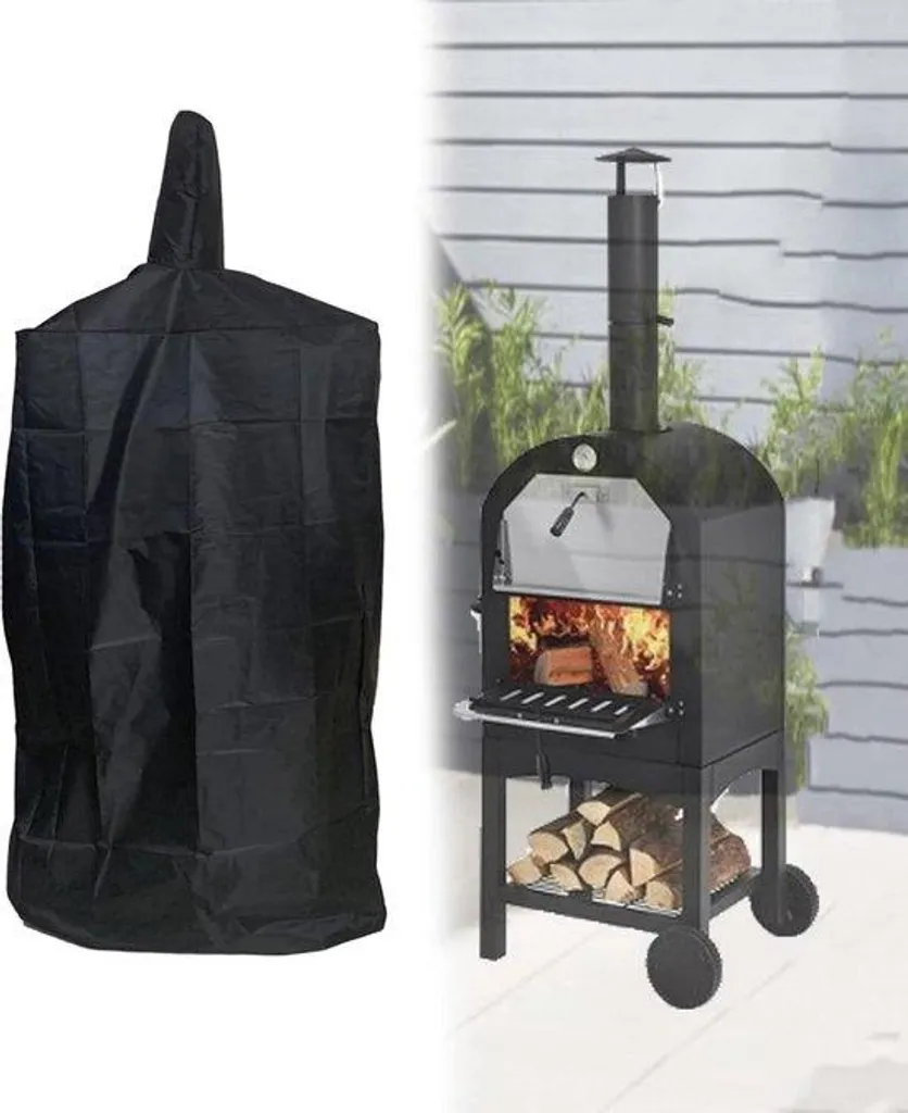 Housse de four à pizza d'extérieur imperméable en tissu robuste
