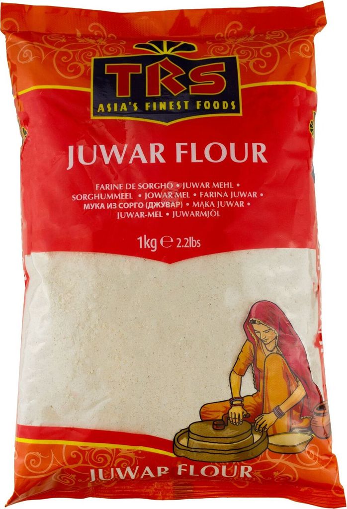TRS- Sorghum Mehl, weiße Hirse 1000gr Jowar-Mehl.  TRS- Produktbild 