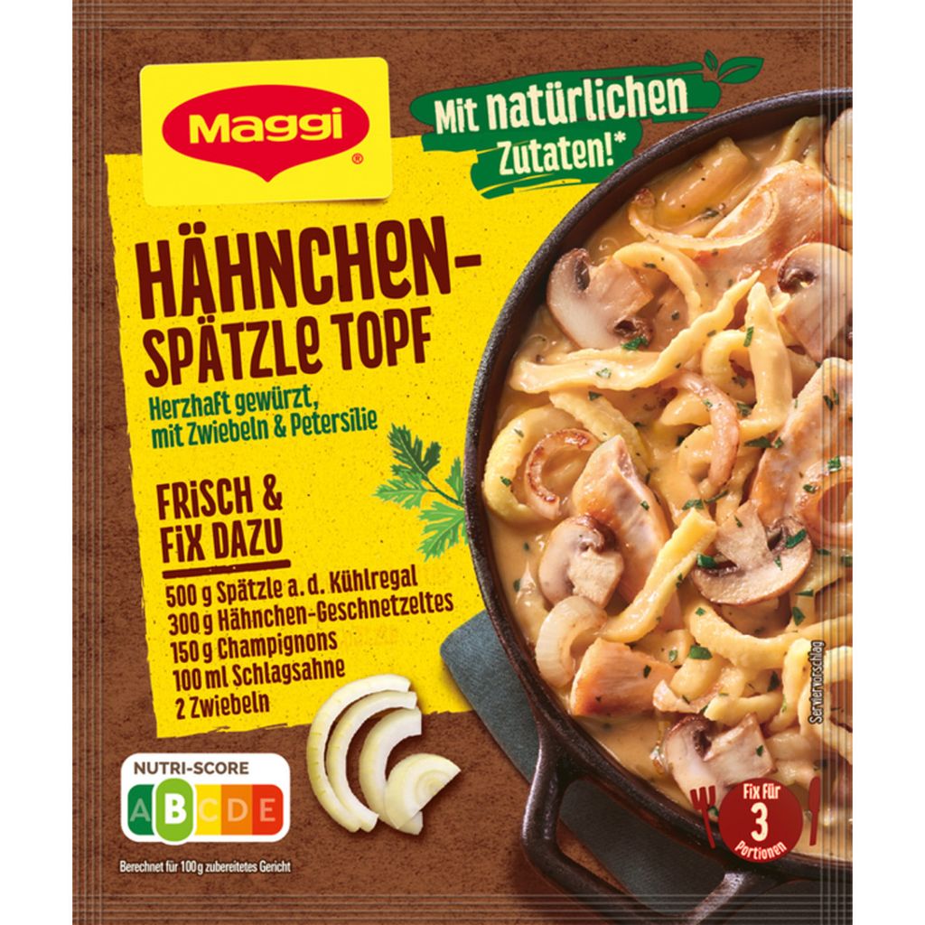 A product package for a meal kit.