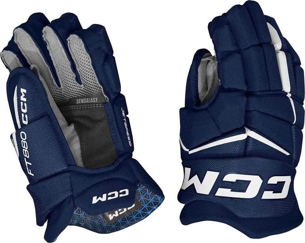 Rukavice CCM JETSPEED FT880 Junior navy/white 10 palcov Obrázok produktu 