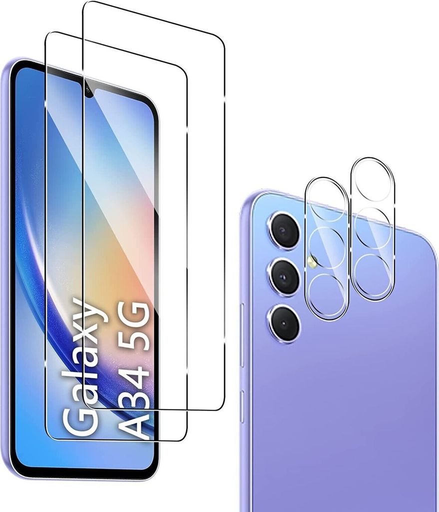 2X verre de protection ( écran + caméra ) pour Samsung Image du produit 