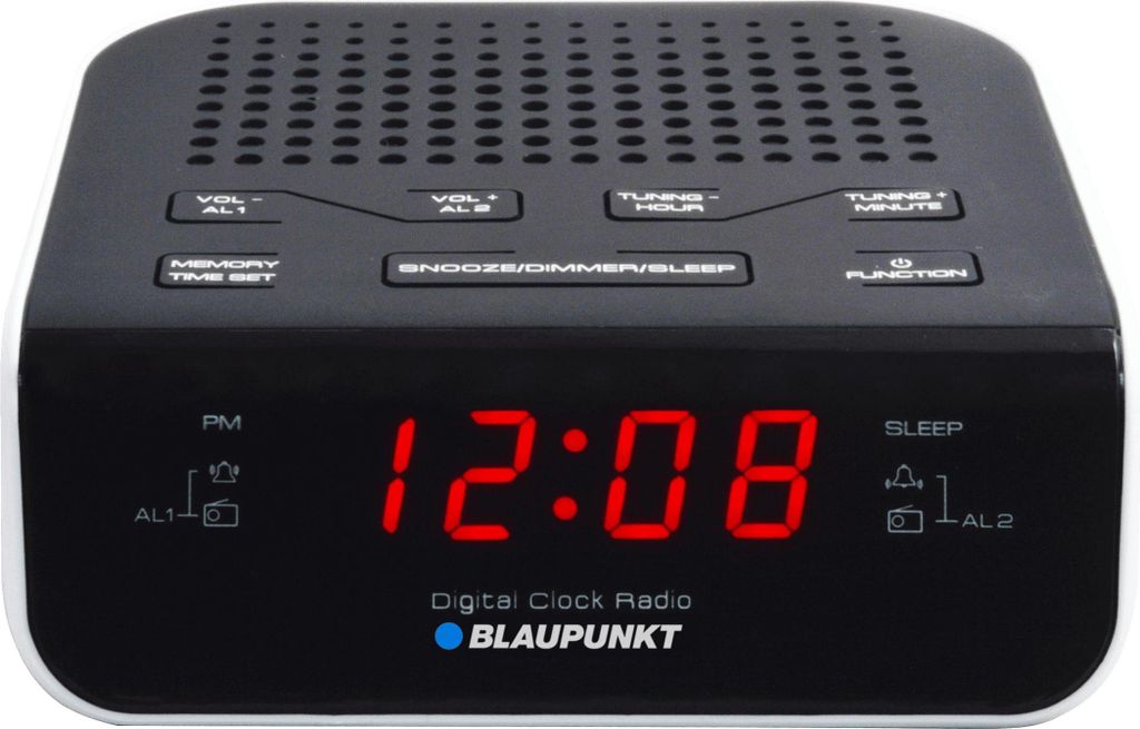 Blaupunkt CR5WH, Hodiny, FM, PLL, Černá, Bílá, AA, 1,5 V, Obrázek produktu 