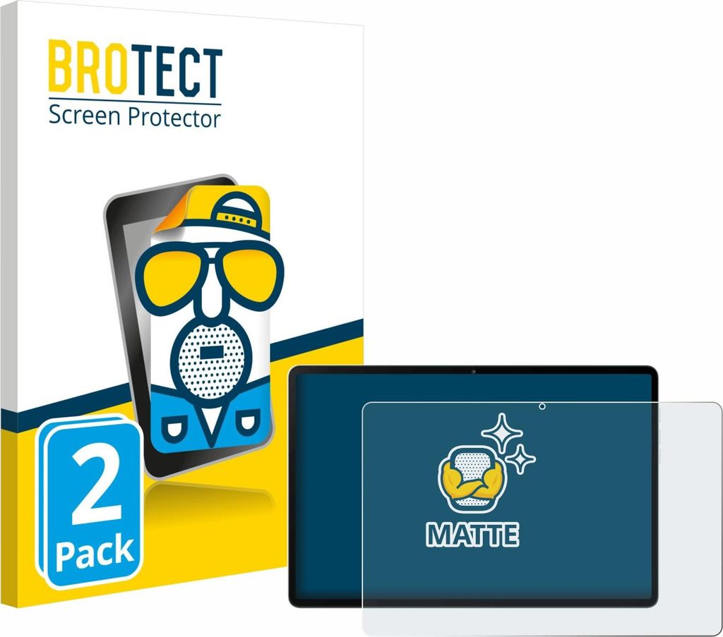 2x BROTECT Schutzfolie für Black Shark Pad 6 Displayschutz Displayschutzfolie Folie Matt Entspiegelungsfolie