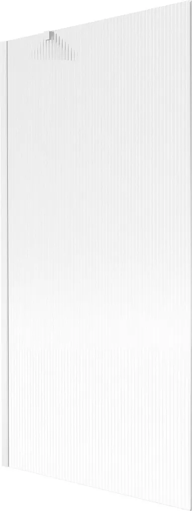 Mexen Next paratia per vasca da bagno a 1 anta 90 x 150 cm, strisce, bianco - 895-090-000-00-09-20