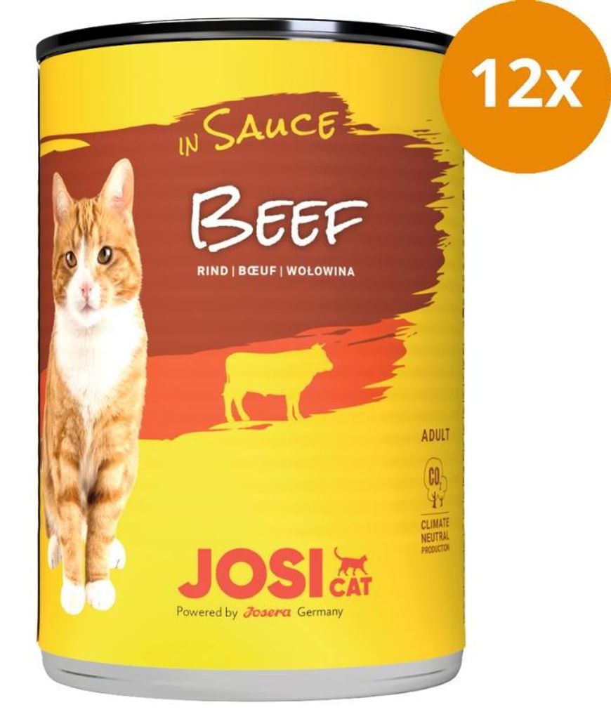 JosiCat Beef in Sauce 415 g Produktbild 