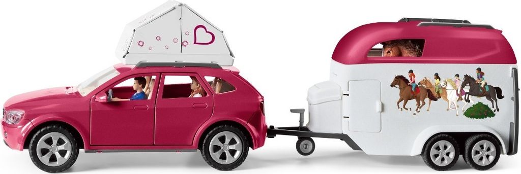 Schleich 42535 Dobrodružné auto s prívesom a koňom Obrázok produktu 7