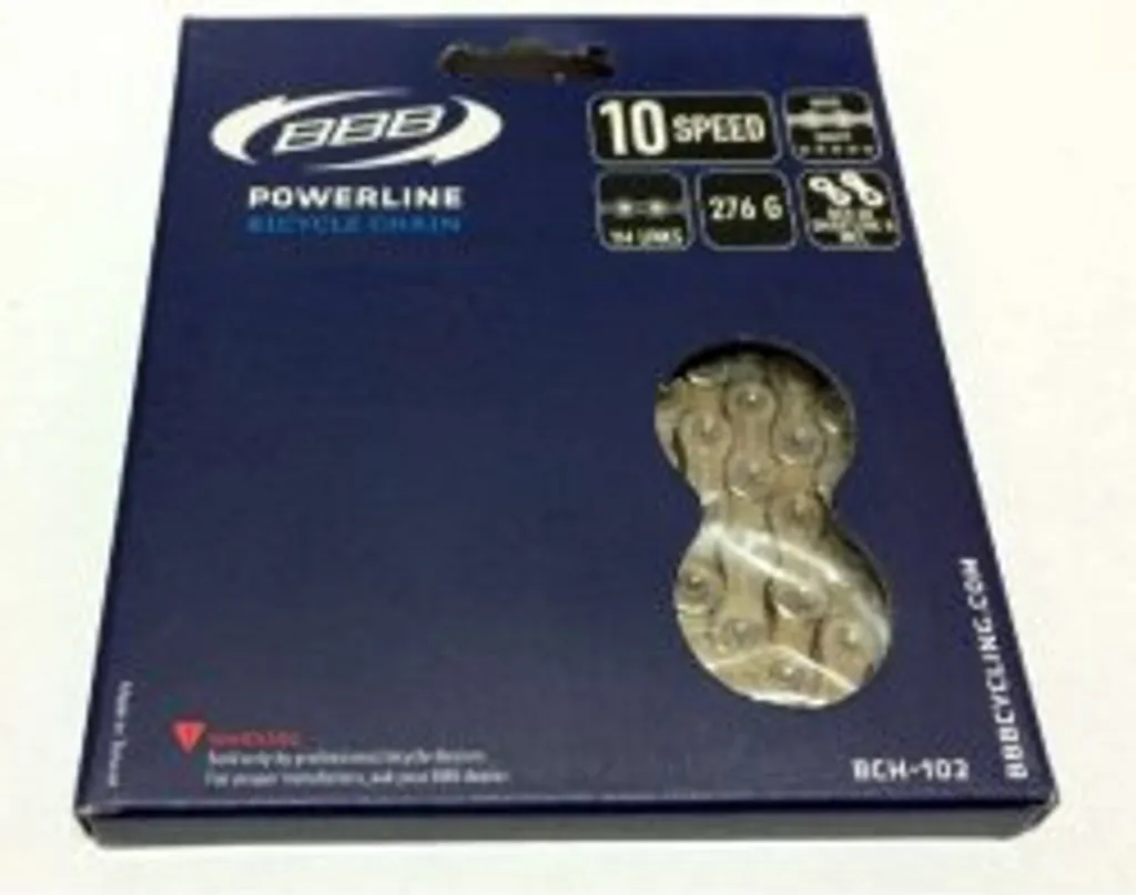 Chaîne BBB BCH-102 PowerLine argentée 10 vitesses robuste et durable - 2