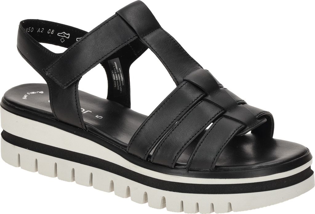 Gabor Keilsandaletten Damen 31393931333636 Schwarz 40 EU