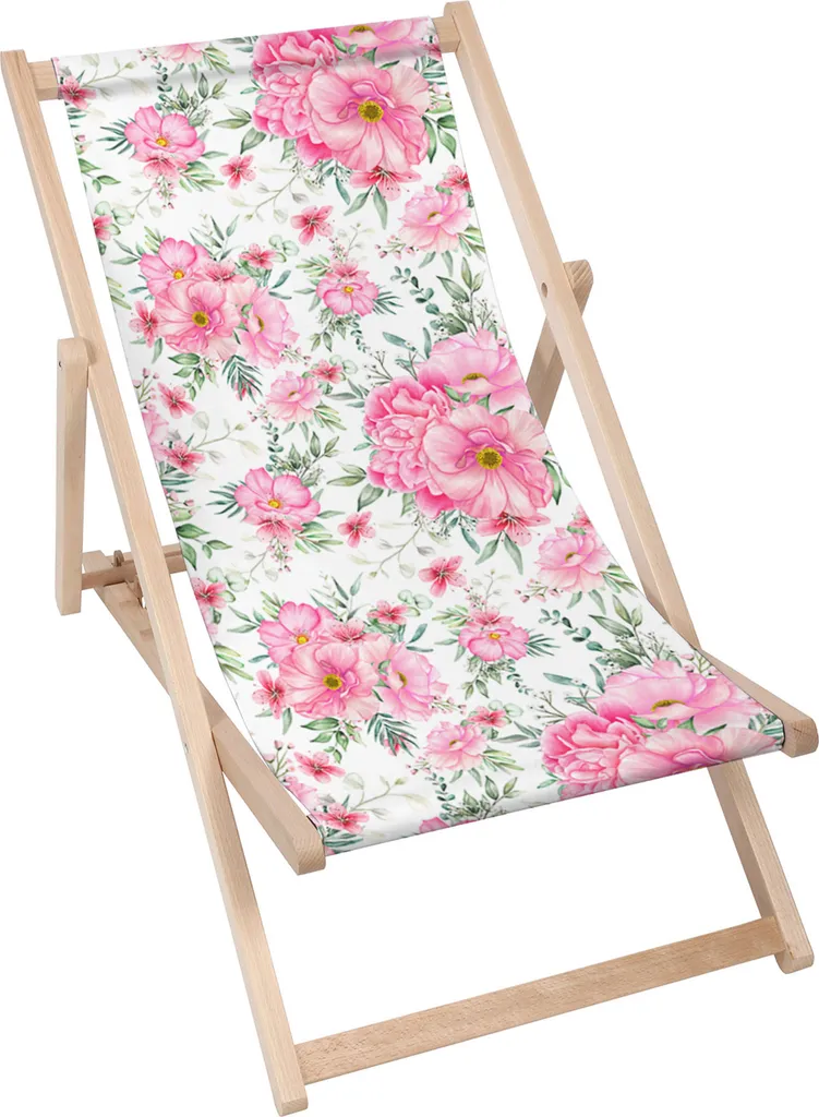 Lettino Dreamroots Faggio Massiccio 130kg - Pieghevole Rose Garden
