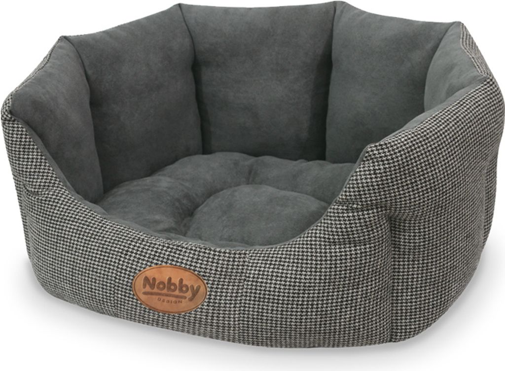 Nobby Josi, Korb Haustierbett, Drinnen, Hund, Braun, Oval, Muster