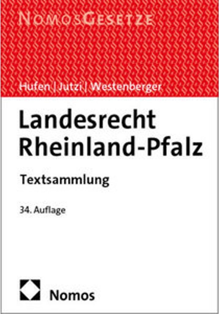 Landesrecht Rheinland-Pfalz Produktbild 