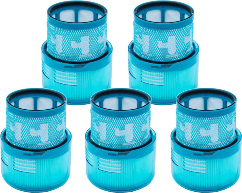 5x Trade-Shop HEPA-Filter Vormotorfilter Staubsaugerfiltereinheit kompatibel mit Dyson G5 Detect Fluffy, G5 Detect Absolute Staubsauger